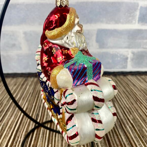 Christopher Radko CANDY RIDE Limited Edition Blown Glass 1999 Ornament - Picture 7 of 13